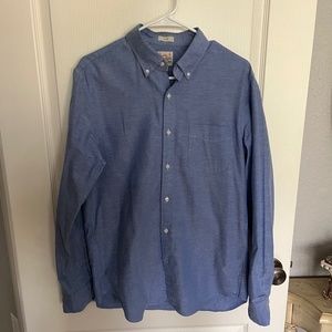 J.Crew Broken-in garment-dyed organic cotton oxford shirt